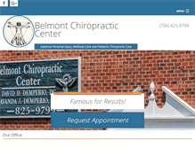 Tablet Screenshot of belmontchiropracticcenters.com